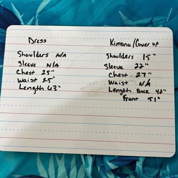 Magic of the Moon Maxi Dress & Kimono Elegant Blue Floral Resortwear Cruise - Picture 13 of 15